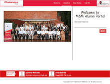 Tablet Screenshot of mahindraremembers.com